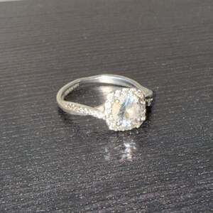 Giani Bernini Sterling Silver Cubic Zirconia Round Halo Engagement Ring